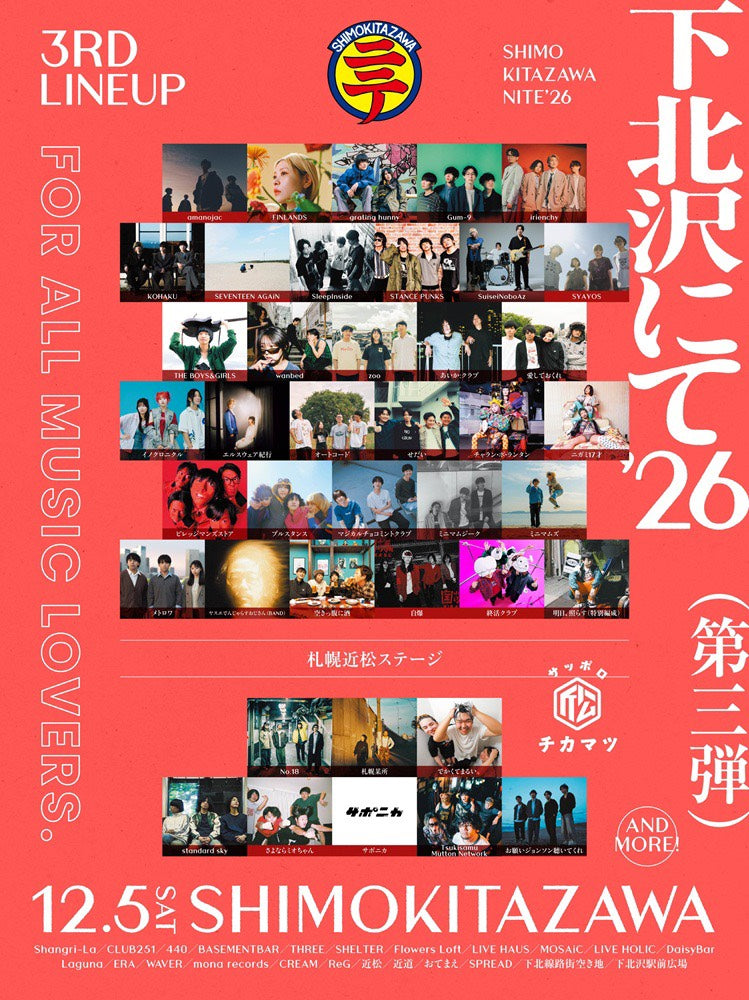 「下北沢にて’26」